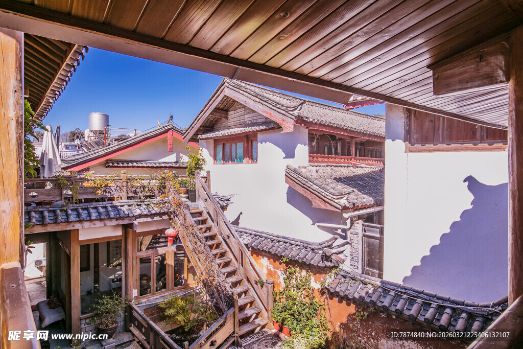 中式传统庭院建筑景观