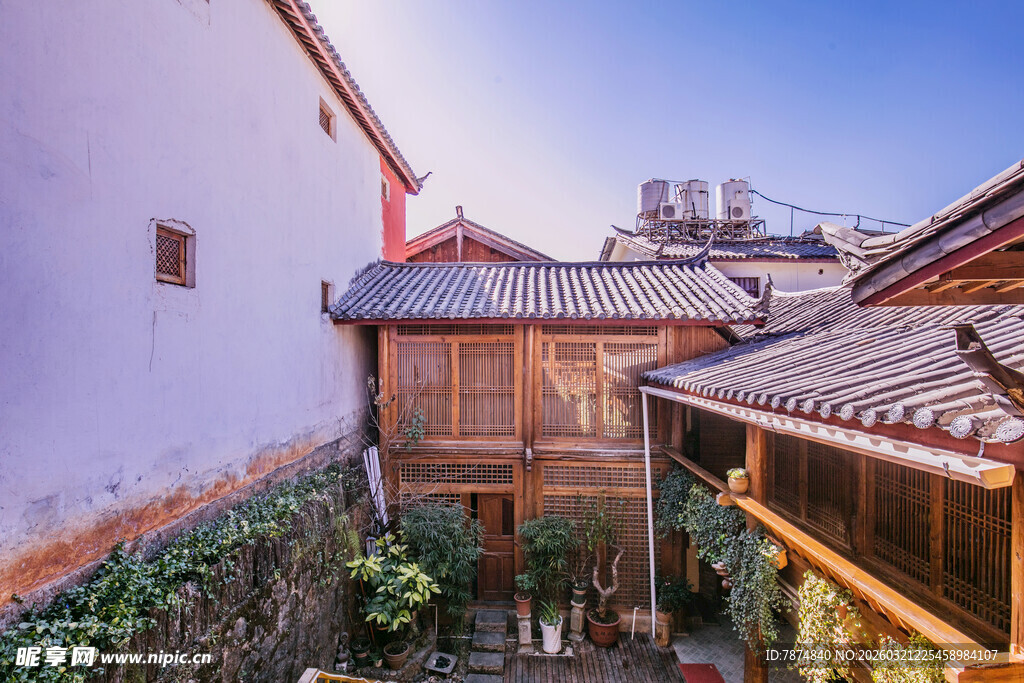 古雅中式庭院建筑景观