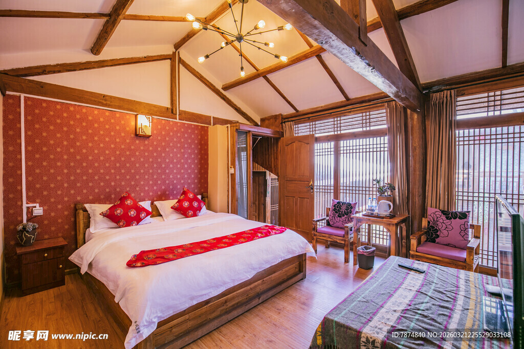 温馨典雅的特色主题客房