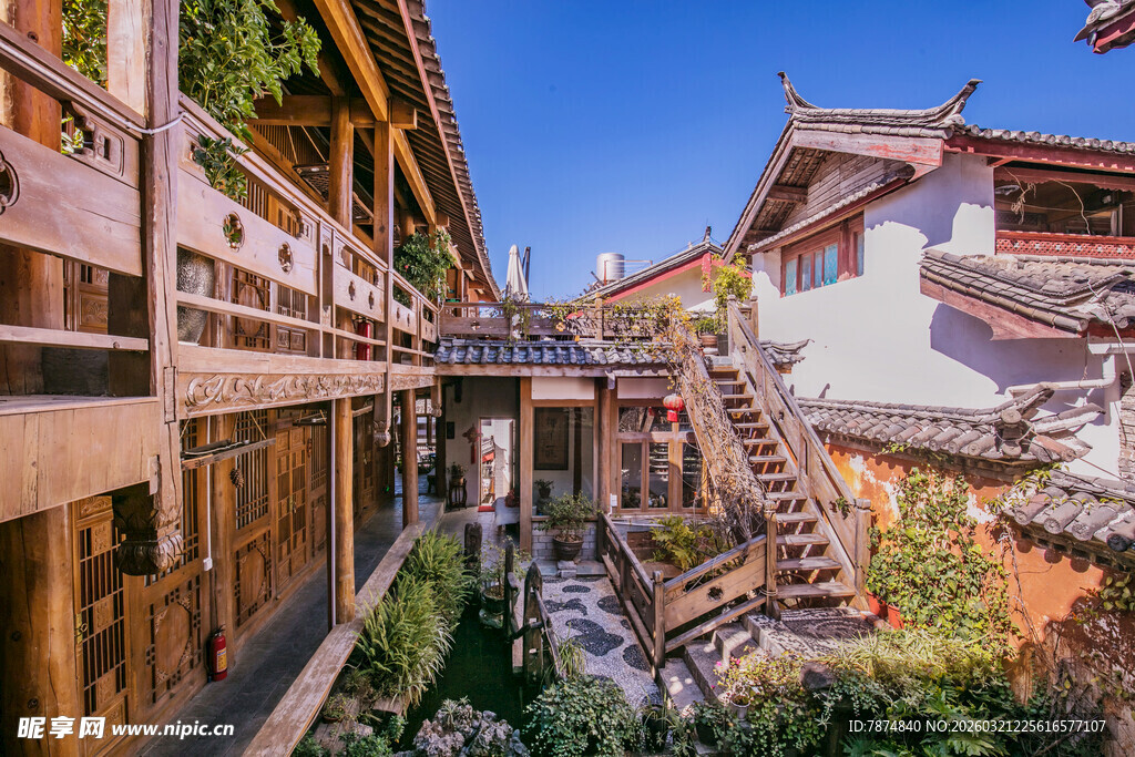 古雅庭院建筑景观