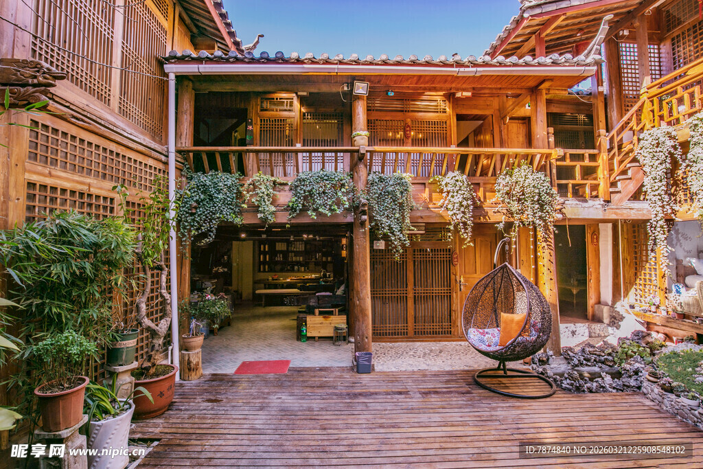 中式庭院 古朴雅致的休憩空间