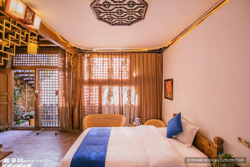 温馨民族风卧室室内景致