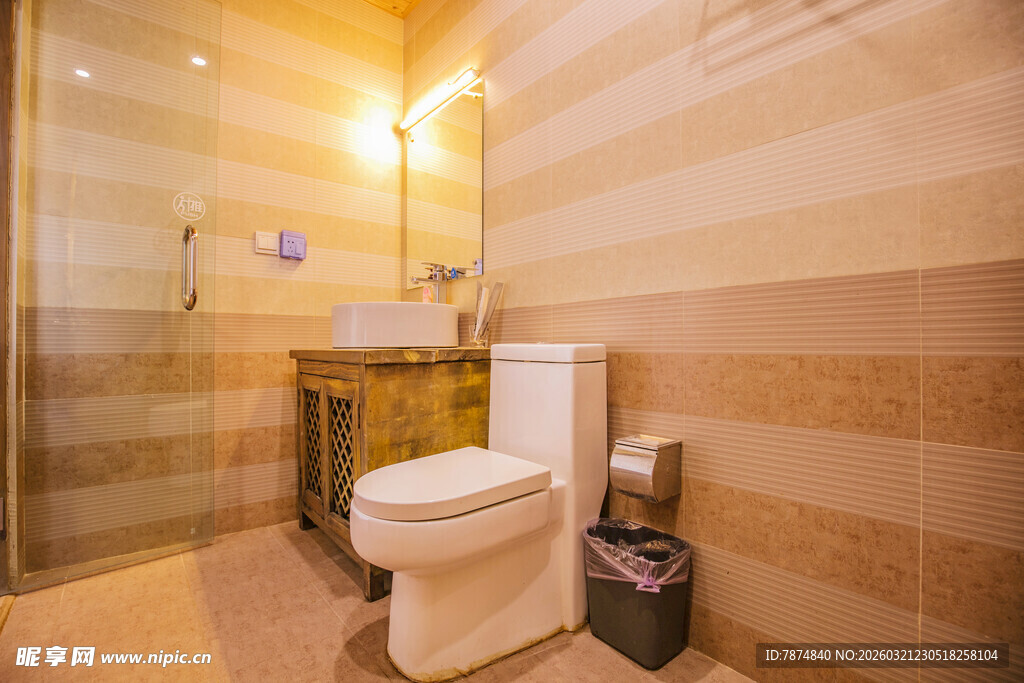 现代简约风格卫生间一角