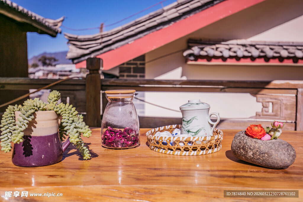 日式庭院小景 雅致摆件