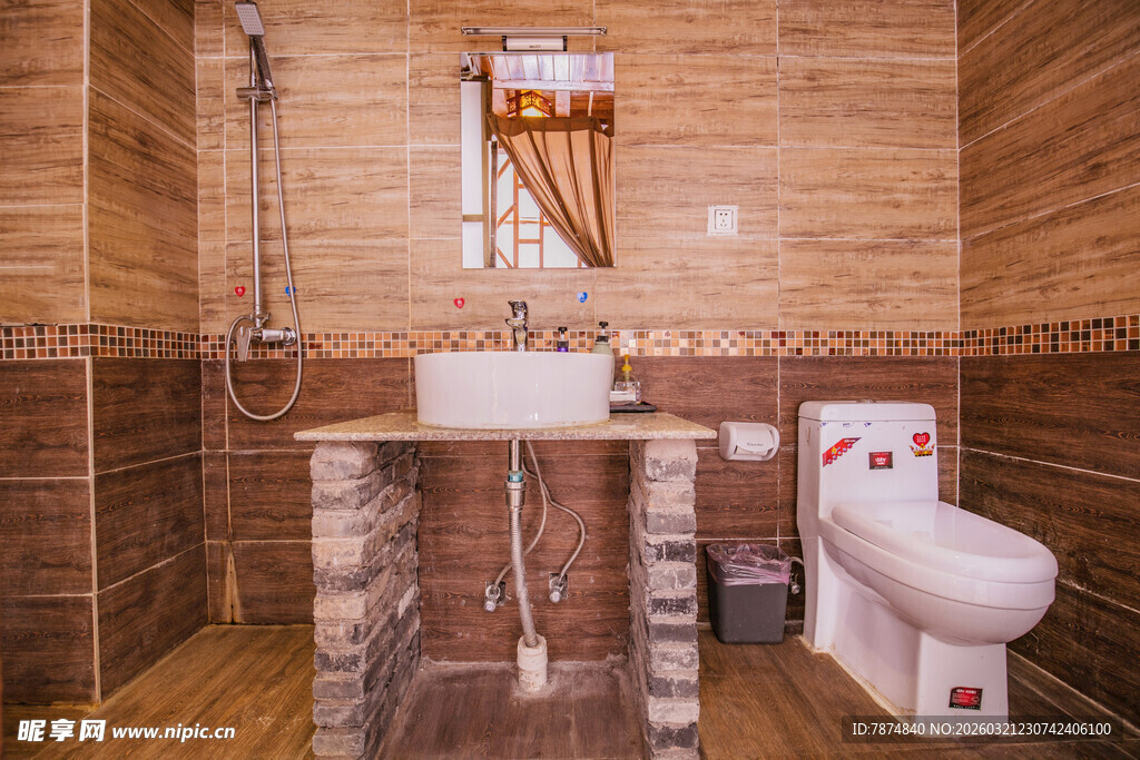 木质风格温馨浴室空间