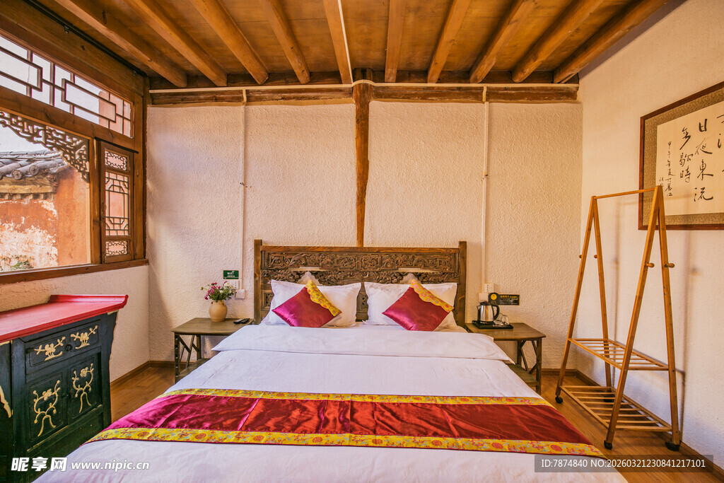 温馨传统风格卧室空间