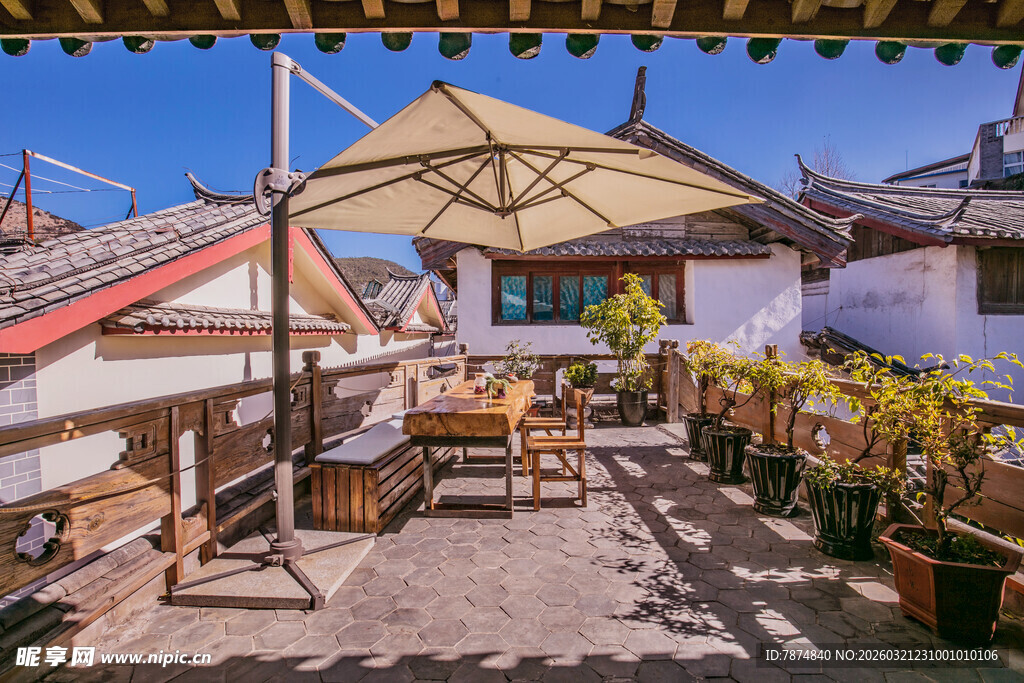 屋顶惬意休闲小空间