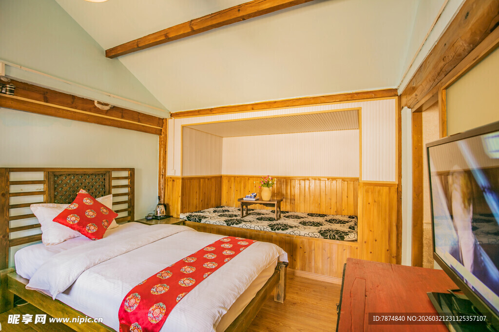 温馨日式风格卧室场景