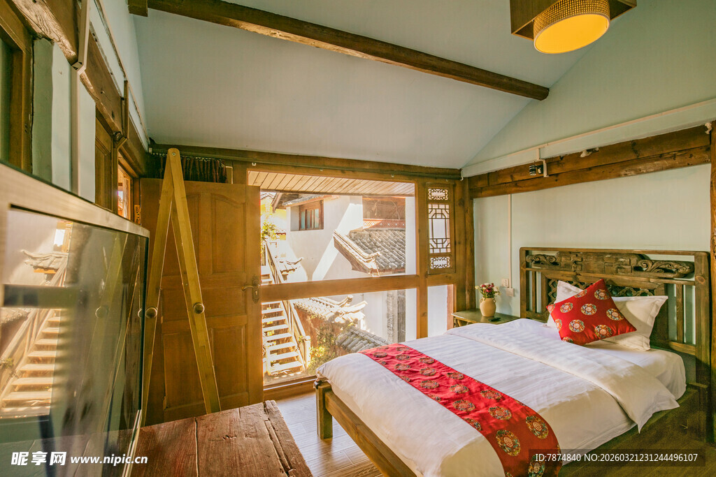 温馨日式风格卧室空间