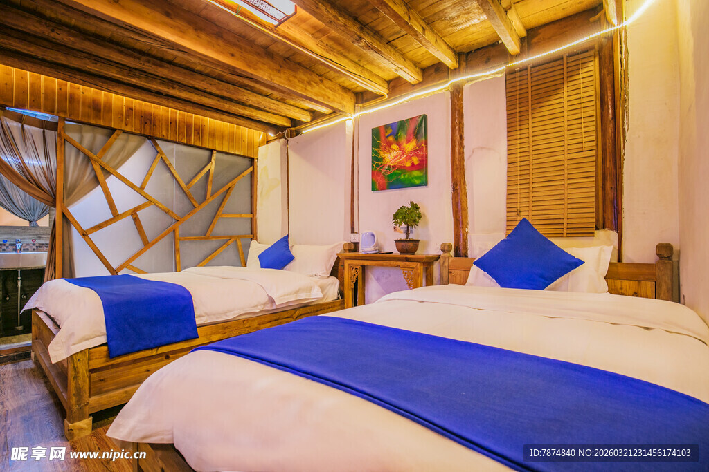 温馨民族风特色民宿客房