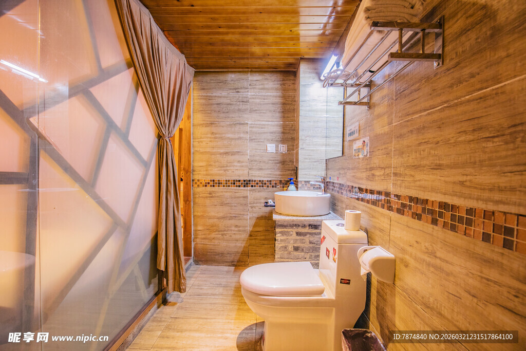 木质风格现代感卫生间