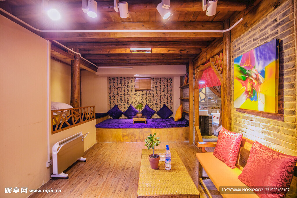 温馨舒适的客厅休闲空间