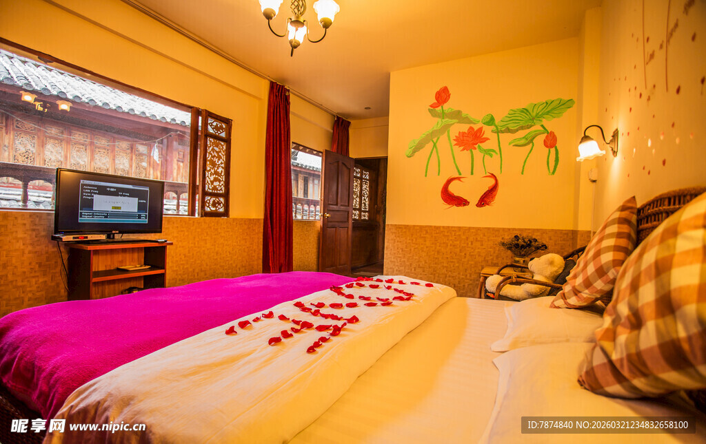 温馨浪漫的特色主题卧室