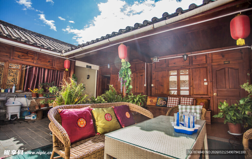 中式庭院休闲空间