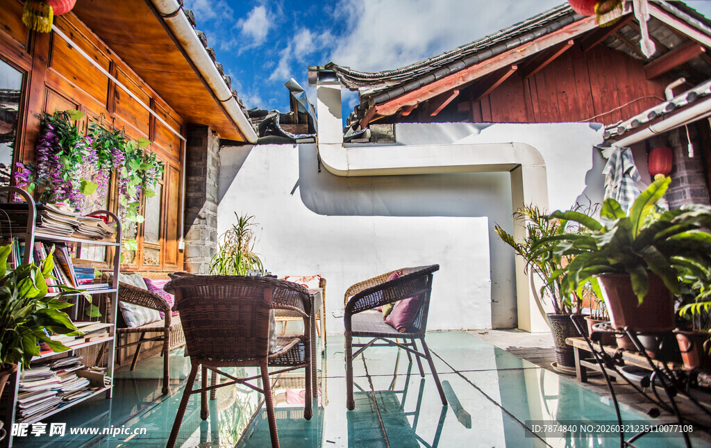 庭院休闲区 惬意小角落