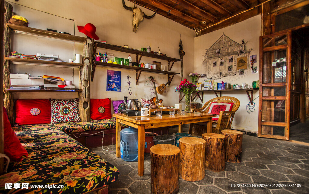 特色民俗风的室内装饰场景