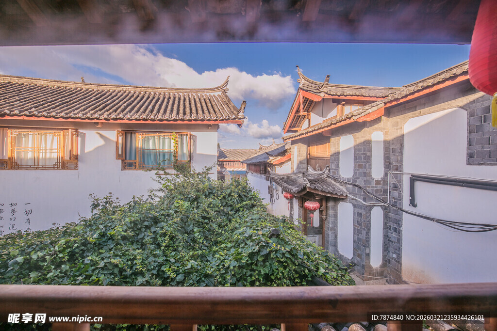 古色古香的中式传统街巷