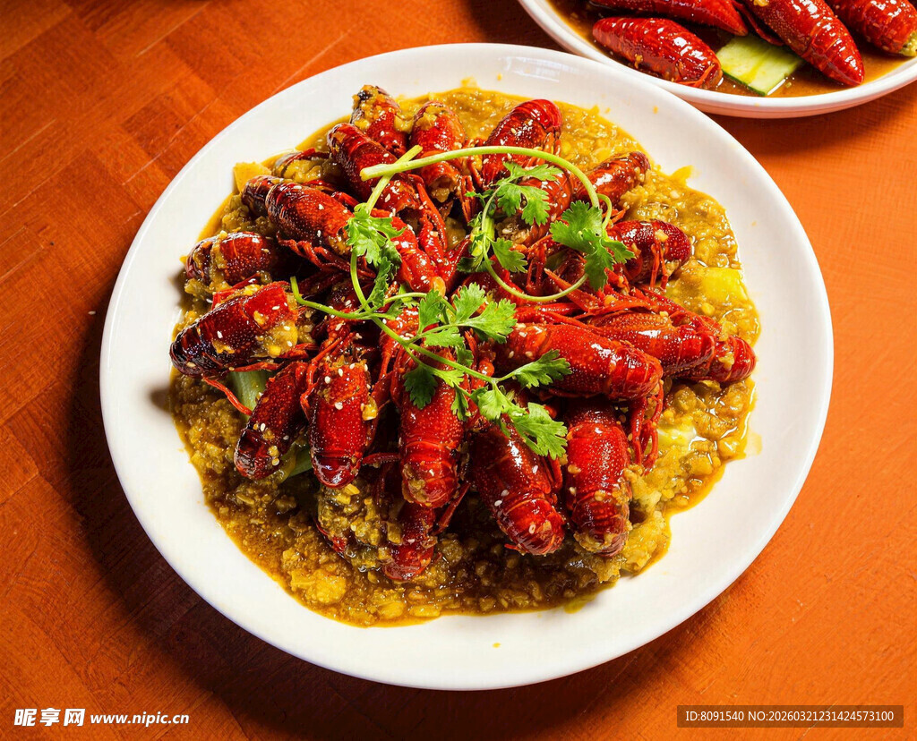 美味蒜蓉小龙虾