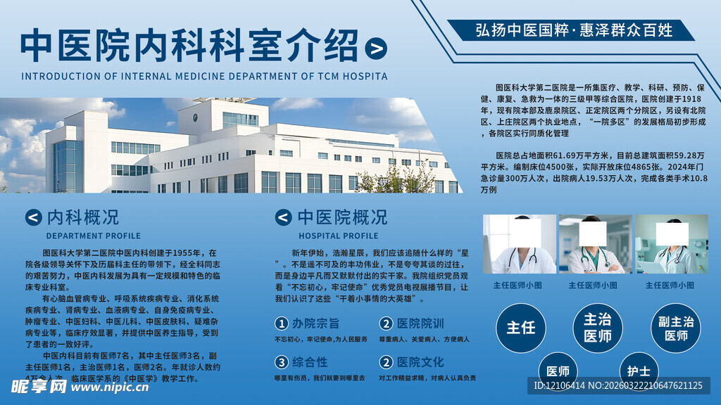 中医院科室简介