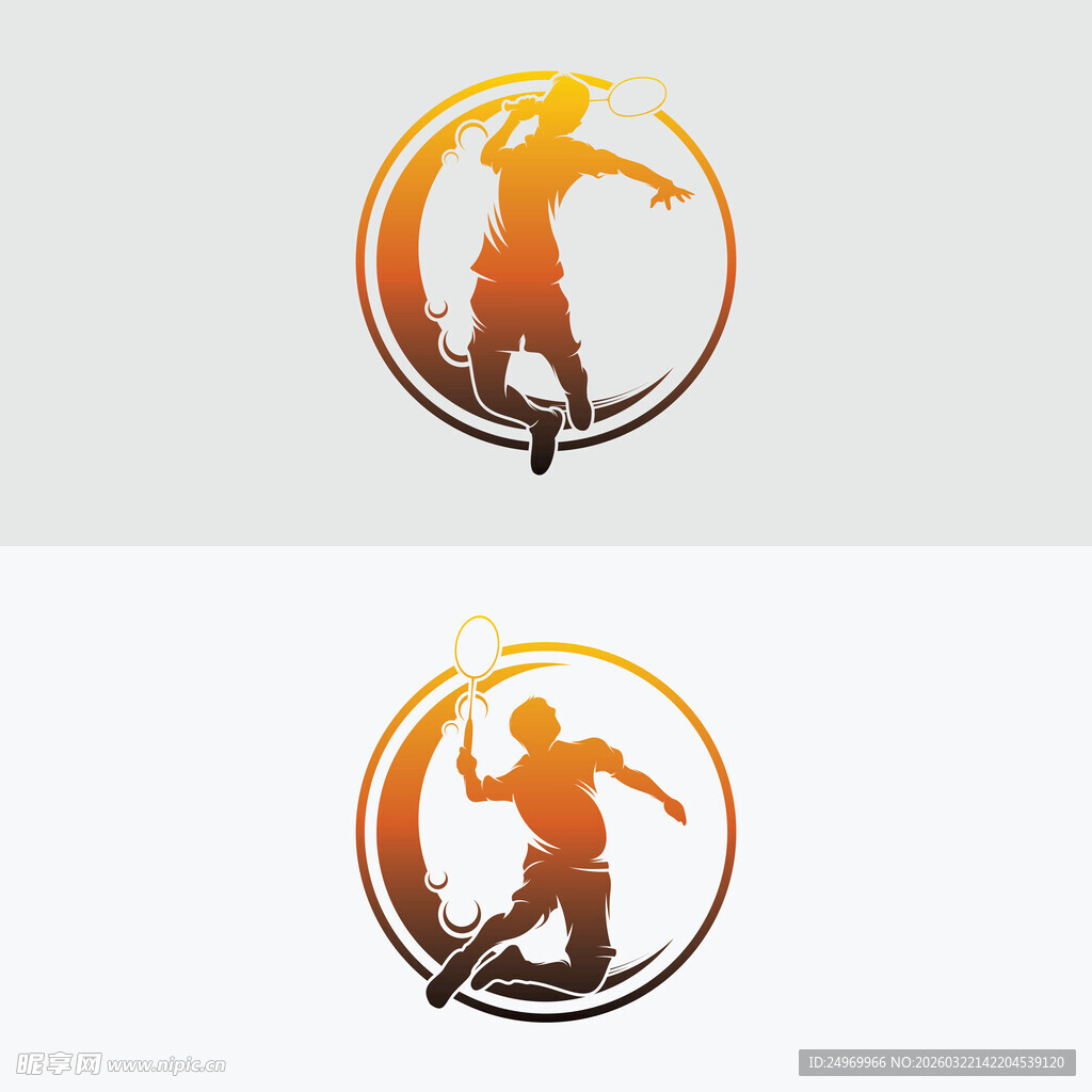篮球运动员动感标志设计