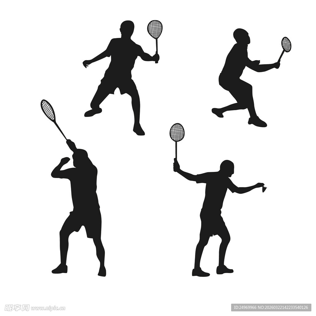 羽毛球运动剪影