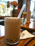 珍珠奶茶特写