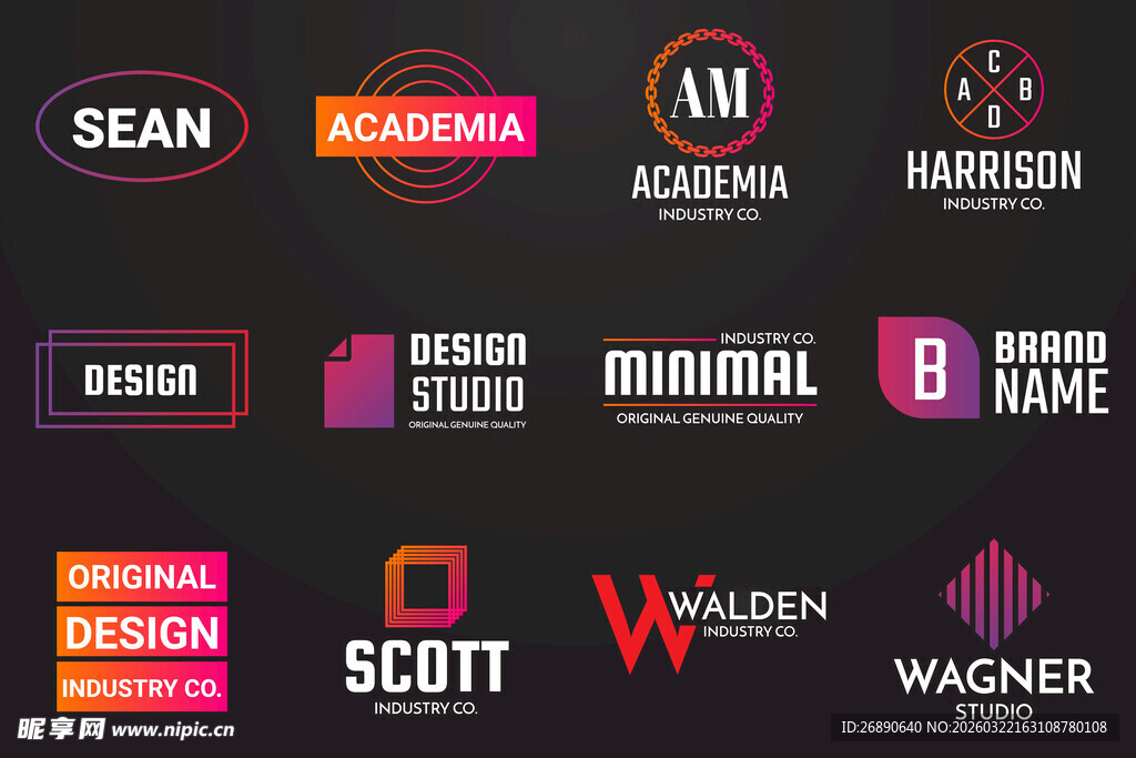 多样创意标志设计展示