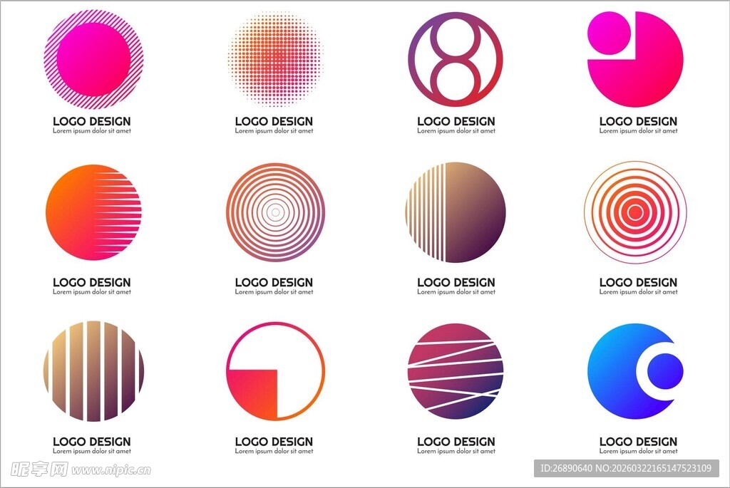 多样几何图形设计元素