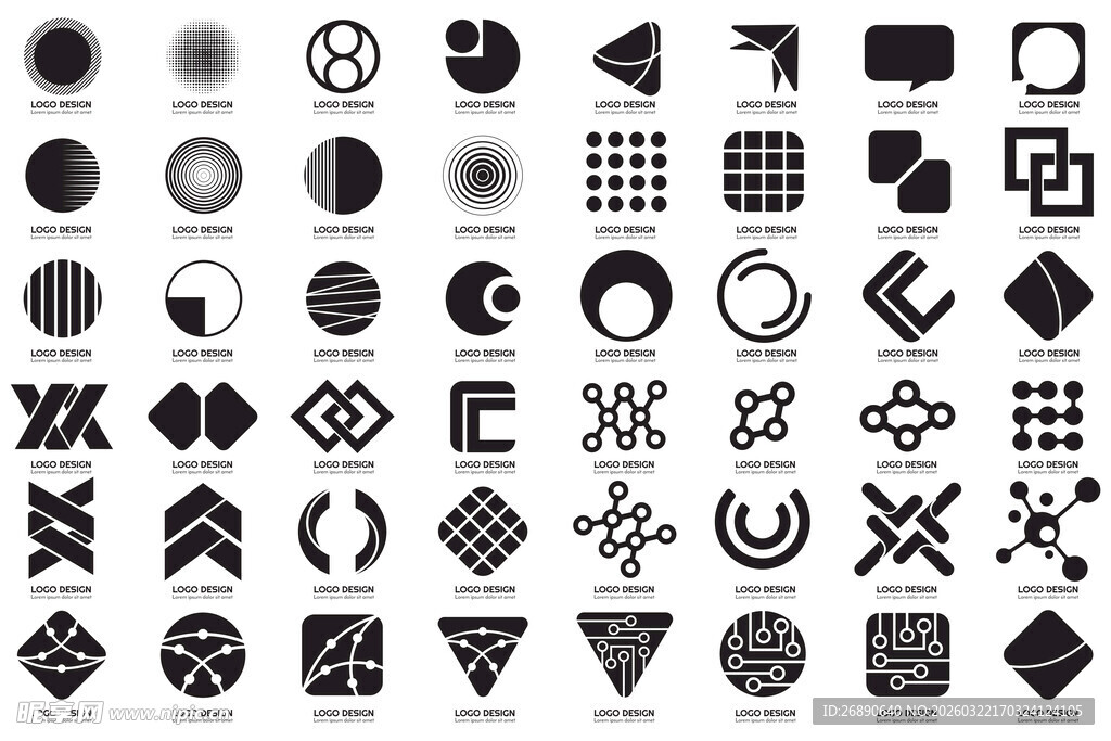 多样几何图形设计元素