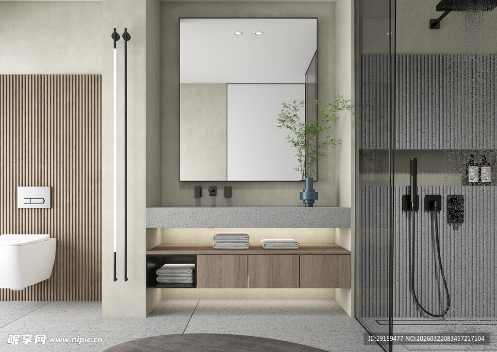 现代简约风浴室设计