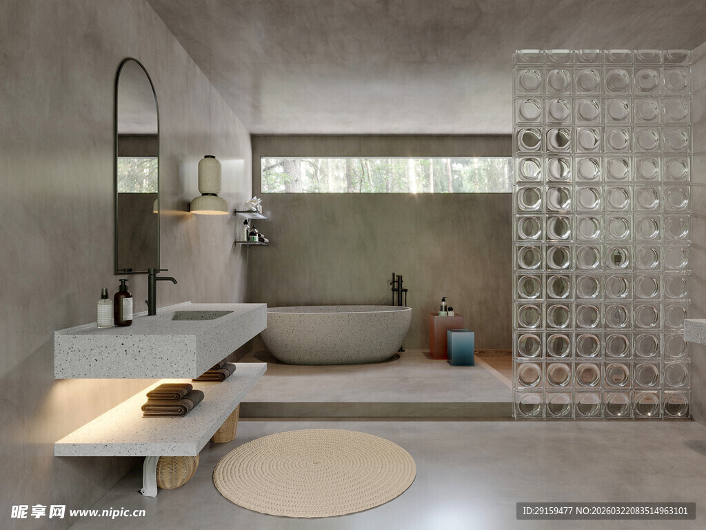 现代简约风浴室设计