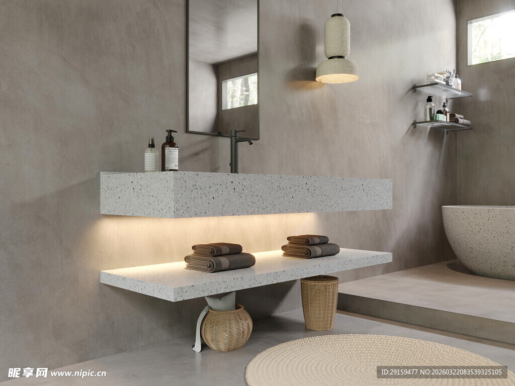 现代简约风浴室设计