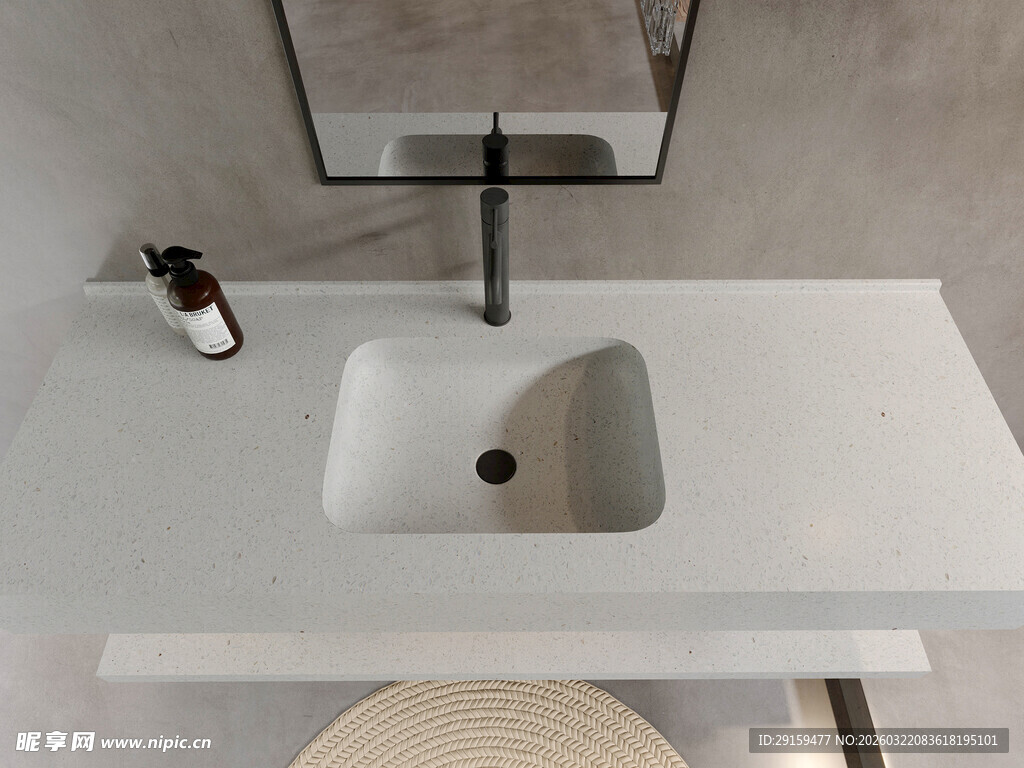 现代简约风格洗手台设计