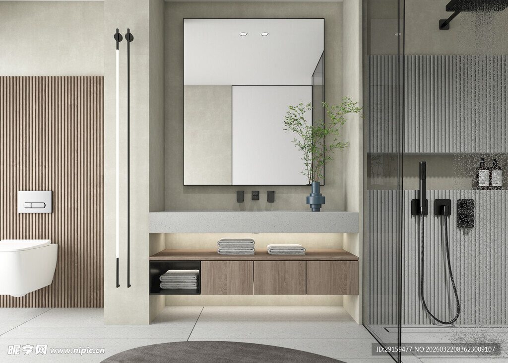 现代简约风格浴室空间