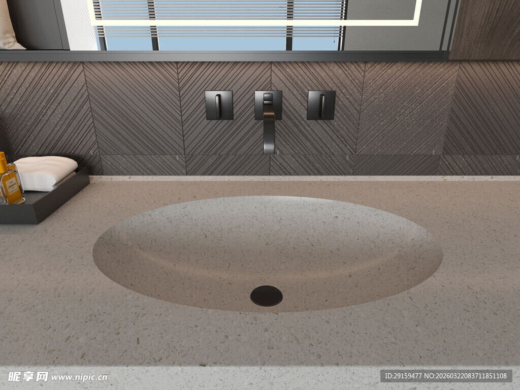 现代简约风格洗手台