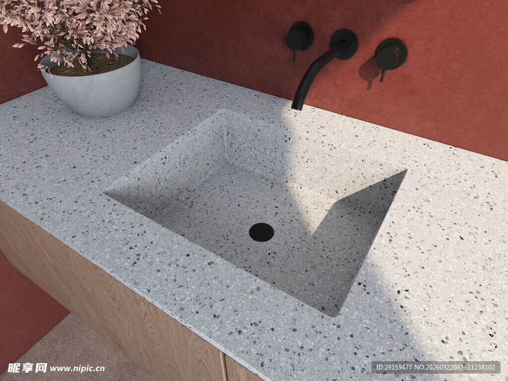 现代简约风格洗手台设计