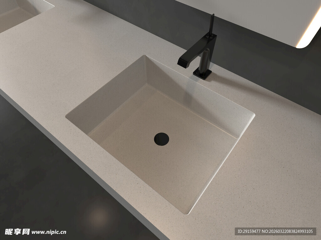 现代简约风格洗手台设计