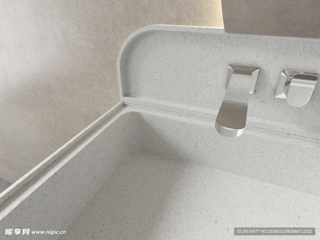 白色储物箱带锁扣设计