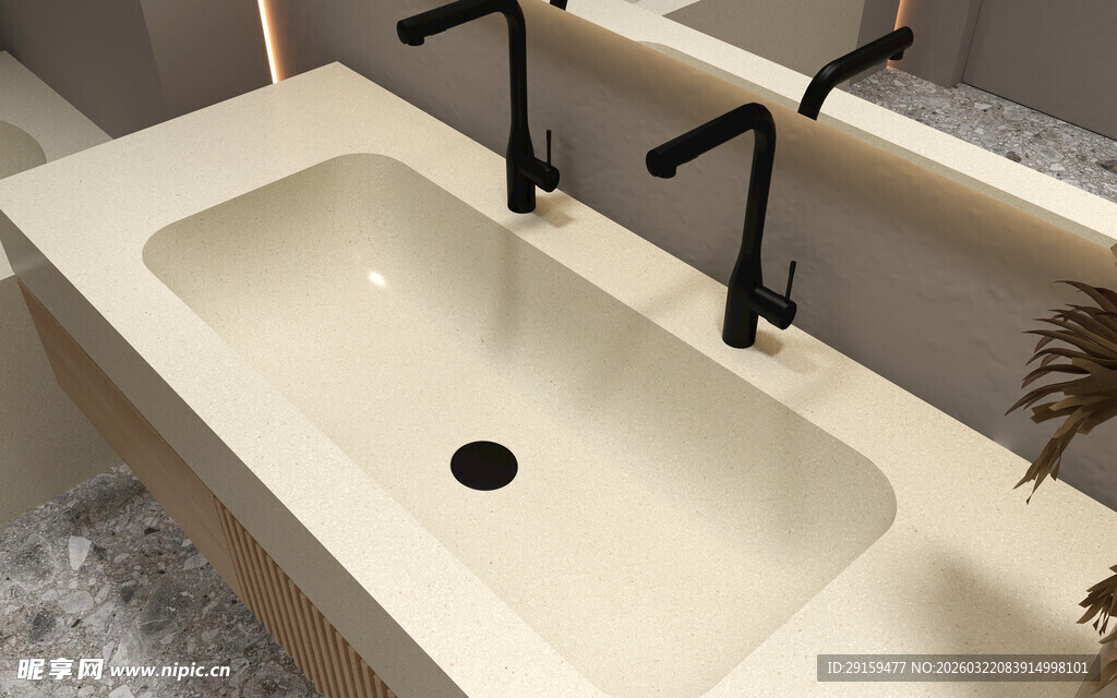 现代简约风格洗手台