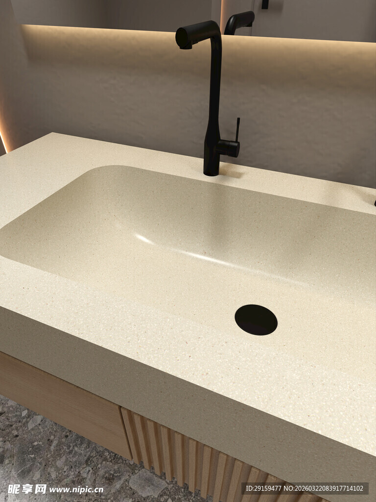 现代简约风格洗手台