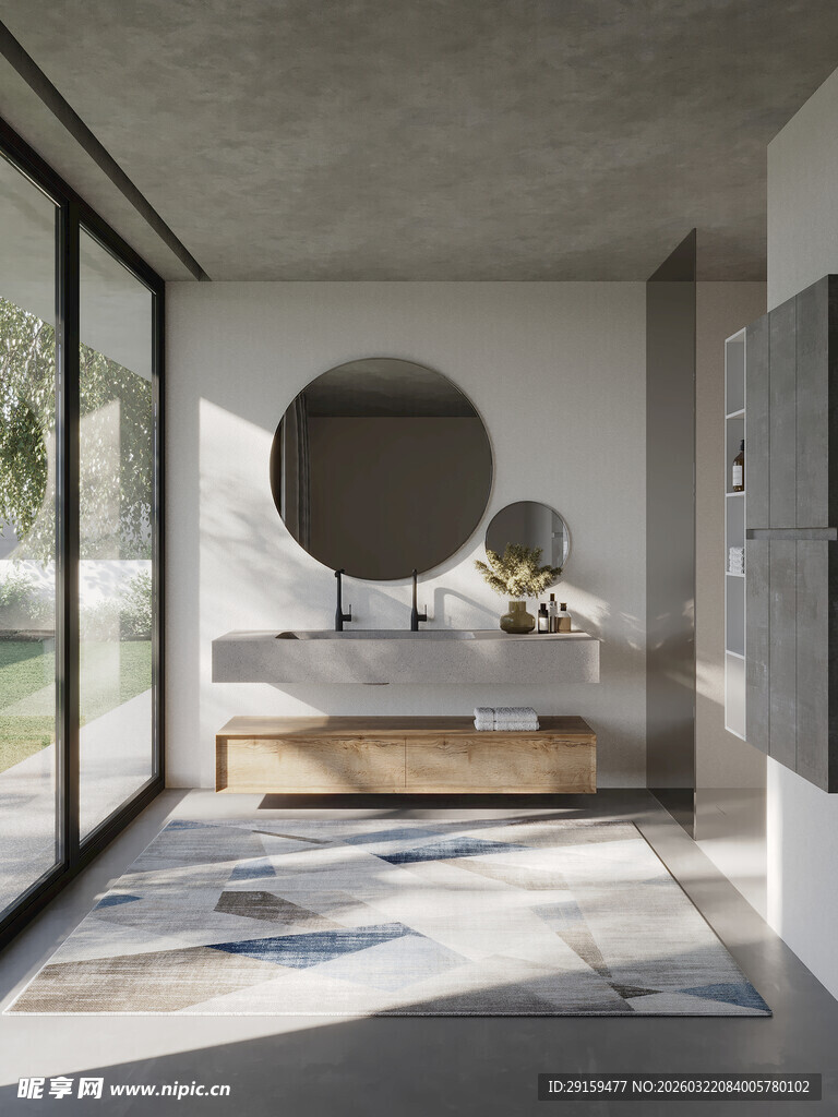 现代简约风卧室室内设计