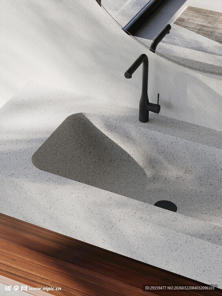 现代简约风格洗手台设计