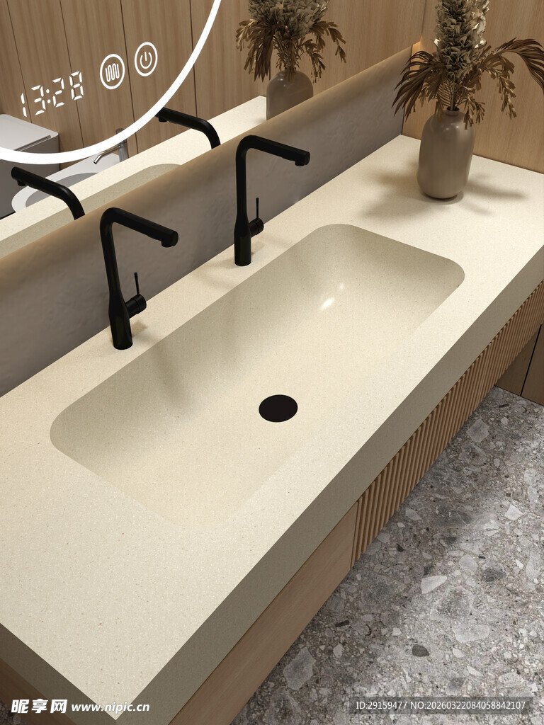 简约现代风格洗手台设计