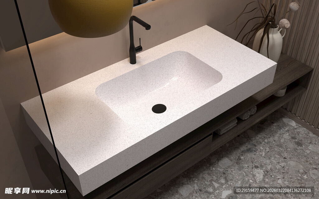 现代简约风格洗手台设计