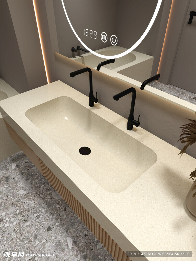 现代简约风格洗手台设计