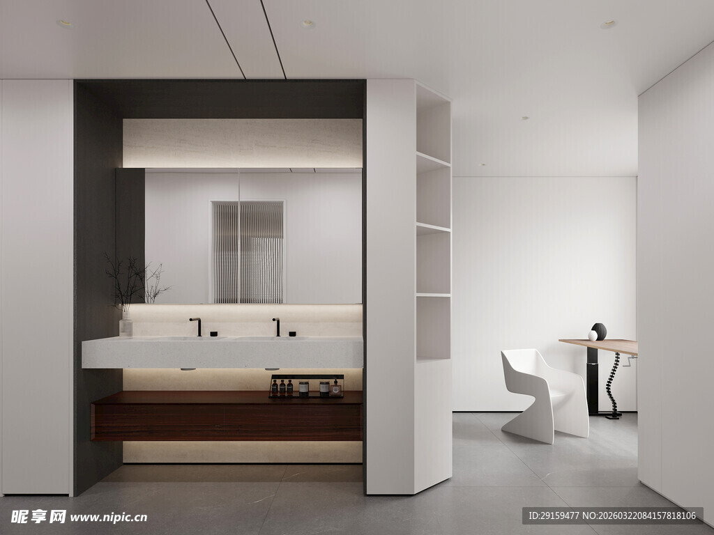 现代简约风格浴室空间