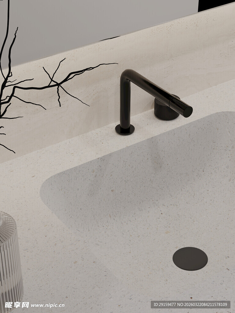 简约现代洗手盆水龙头设计