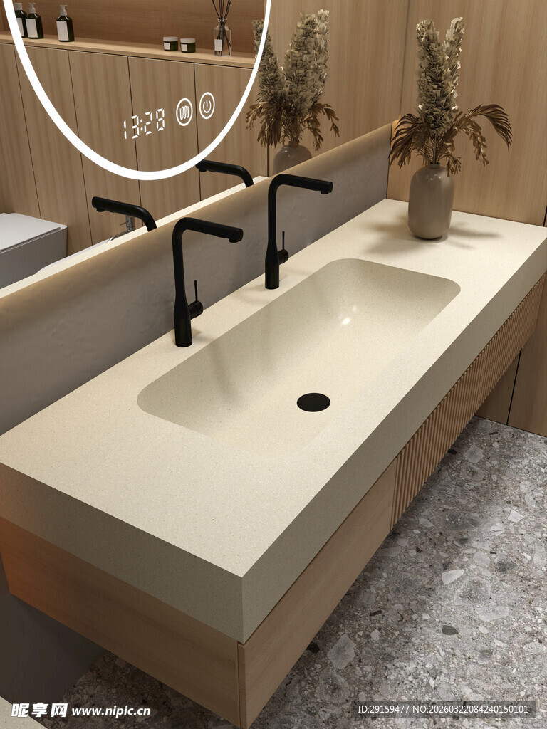 现代简约风格洗手台