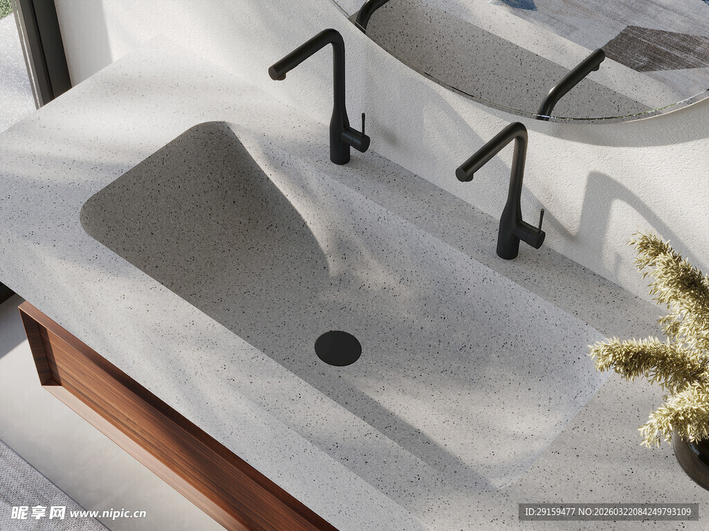 现代简约风格洗手台设计