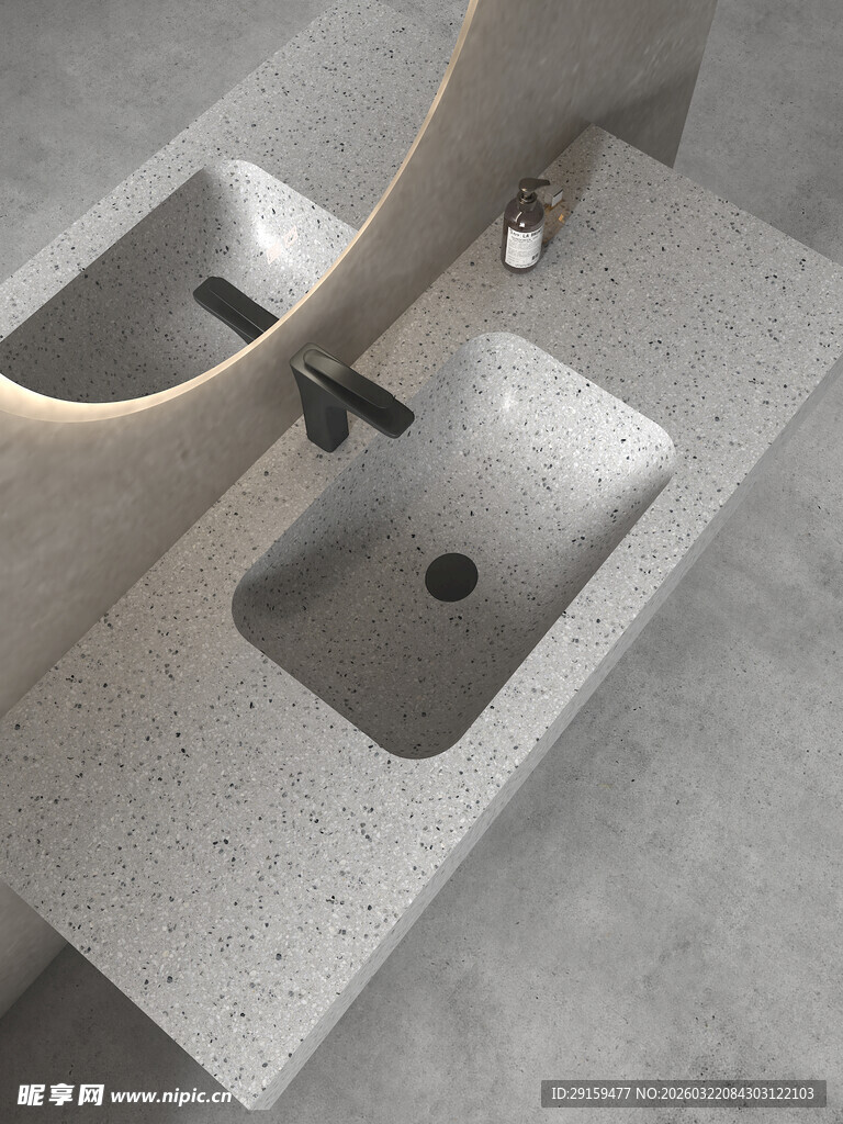 现代简约风格洗手台设计